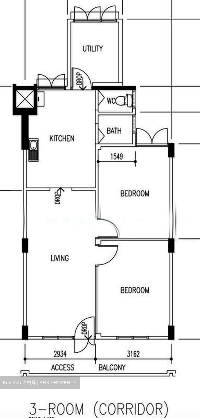 Blk 2 Dover Road (Queenstown), HDB 3 Rooms #590323041